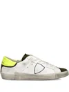 Philippe Model Panelled Low-top Sneakers In White