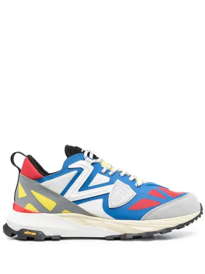 Philippe Model Panelled Low-top Sneakers In Blau