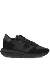 Philippe Model Low Top Sneakers Padded Collar In Black