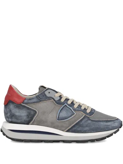 Philippe Model Panelled Sneakers In Blue