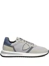 Philippe Model Gray  Blue Sneakers In Gray