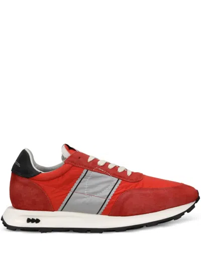 Philippe Model Panelled Sneakers In Red