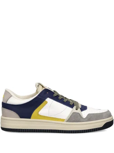 Philippe Model Panelled Sneakers In White