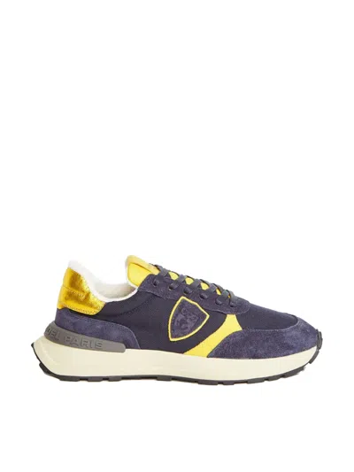Philippe Model Paris Antibes Low Mondial Sneakers In Gray