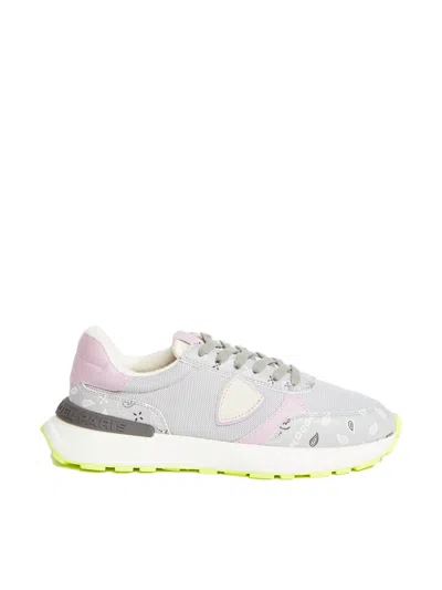 Philippe Model Paris Antibes Low Paisley Sneakers In Multi