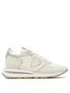Philippe Model Beige Tropez Haute Sneakers In Animal Print