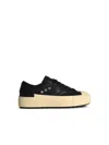 Philippe Model 'paris' Sneakers Contrasting Sole In Black