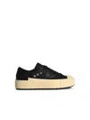 Philippe Model 'paris' Sneakers Contrasting Sole In Black