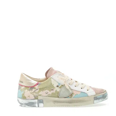 Philippe Model Paris Camouflage Pink And Blue In Multicolor