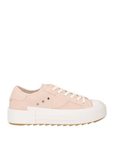 Philippe Model Paris Haute Woman Sneakers Pink Size 7 Leather