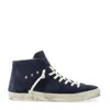Philippe Model Paris High Blue Suede In Blue