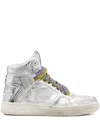 Philippe Model Paris High-top Sneakers In Silver