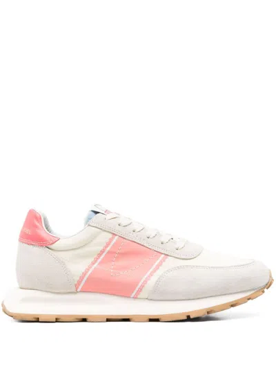 Philippe Model Paris Leather Fabric Sneakers In White