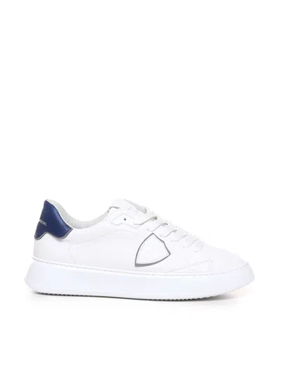 Philippe Model Paris Leather Sneakers In White
