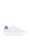 Philippe Model Paris Leather Temple Sneaker In White