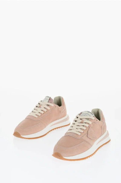 Philippe Model Leather Tropez 2.1 Low Top Sneakers In Pink
