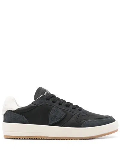 PHILIPPE MODEL LOGO-PATCH SNEAKERS