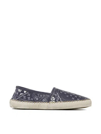 Philippe Model Paris Marseille Low Paisley Espadrilles Sneakers In Black