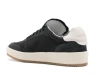 Philippe Model Paris Smooth Grain Suede Panelled Sneakers In Black