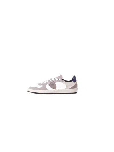 Philippe Model Paris Men's Sneakers Pglu Vd02 Pgal Low Man White Blue In Neutral