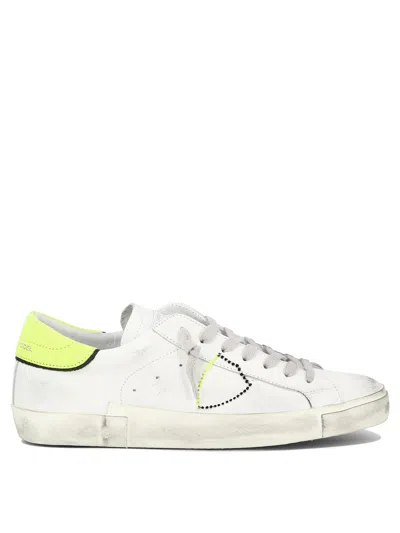 Philippe Model Paris Men's White Leather Sneakers For Ss24