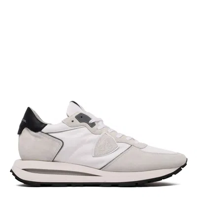 Philippe Model Paris Mondial Blanc Textile Sneakers In Neutral