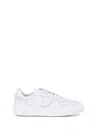 Philippe Model Paris Nice Low Leather Sneaker In White