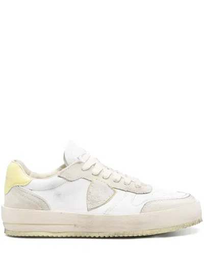 Philippe Model Nice Trainers In White