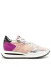 Philippe Model Panelled Low-top Sneakers In Rosa