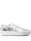 Philippe Model Paris Haute Low-top Sneakers In Silver