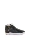 Philippe Model Leopard-print High-top Sneakers In Multi