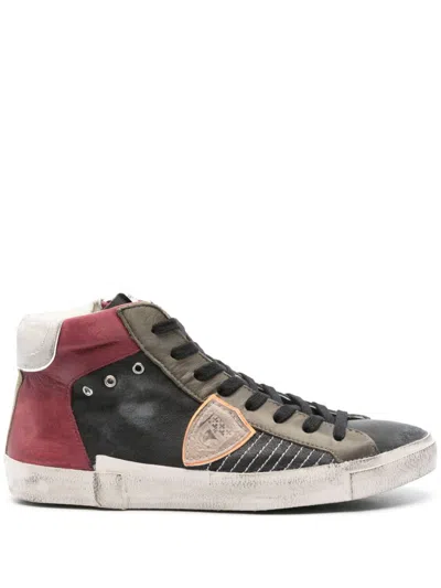 Philippe Model Prsx Hi-top Sneakers In Black