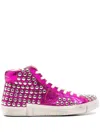 Philippe Model Prsx High Sneakers In Pink