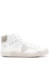 Philippe Model Prsx High Sneakers In White