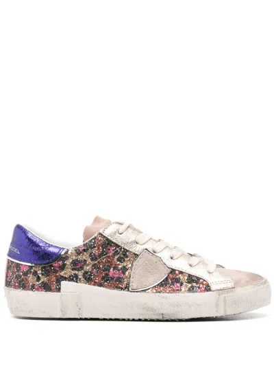 Philippe Model Prxs Tennis Sneakers In Brown