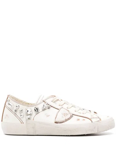 Philippe Model Prxs Tennis Sneakers In White