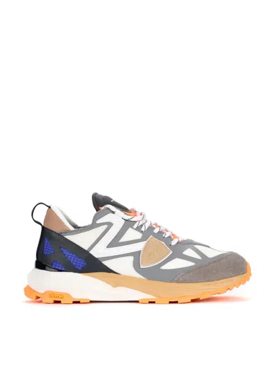 Philippe Model Paris Rockx Low Vibram Sole Sneakers In Orange