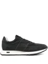 Philippe Model Tour Suede-panelled Sneakers In Black