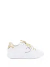 Philippe Model Paris Temple Low Sneaker White Gold In White