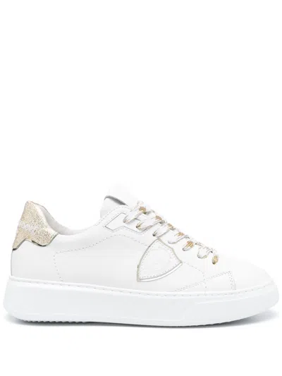 Philippe Model Temple Sneakers In White