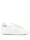 Philippe Model Temple Low-top Sneakers In White