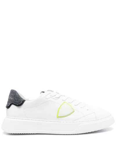 Philippe Model Paris Temple Sneakers In White