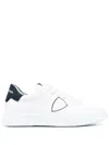 Philippe Model Tres Temple Low-top Sneakers In White