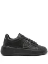 Philippe Model Tres Temple Sneakers In Black