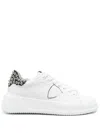 Philippe Model Tres Temple Sneakers In White