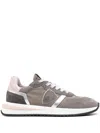 Philippe Model Tropez 2.1 Sneakers In Taupe Suede And Fabric In Grey