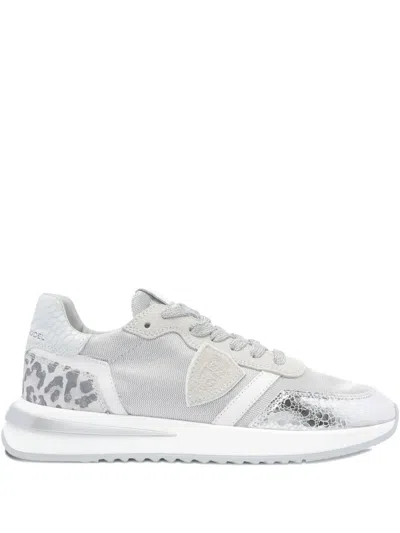 Philippe Model Tropez 2.1 Sneakers In Silver