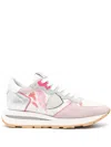 Philippe Model Tropez Haute Lace-up Sneakers In Pink