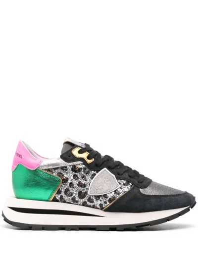 Philippe Model Tropez Haute Sneakers In Black