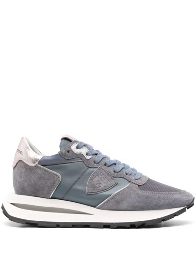 Philippe Model Tropez Haute Sneakers In Blue